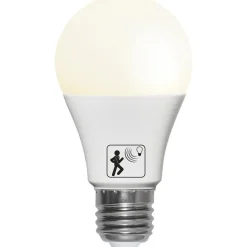 LED-pære A60 E27 4,8W 2700K med bevægelsessensor