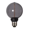 LED-pære DecoLED One G80 E27 2W sort 1800K 3-trins