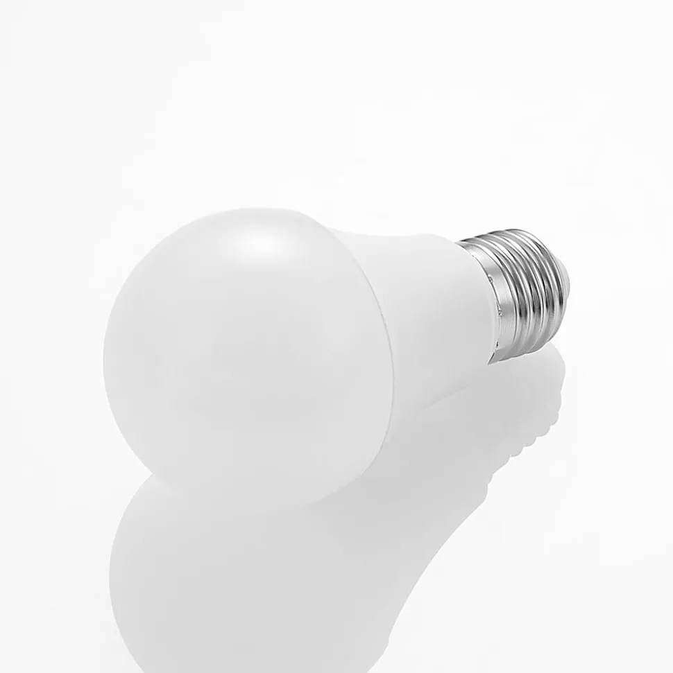 LED-pære E27 A60 9,5 W 3.000 K opal sæt med 10 stk