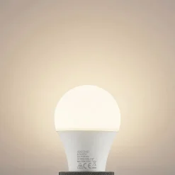 LED-pære E27 A60 9,5 W 3.000 K opal sæt med 10 stk