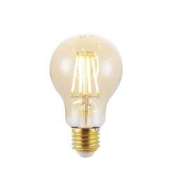 LED-pære E27 A60 6,5W 2.500K ravfarvet 3-trins dæmpbar