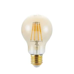 LED-pære E27 A60 6,5W 2.500K ravfarvet 3-trins dæmpbar