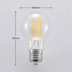 LED-pære E27 A60 6,5 W 827 3-trins-dæmper, 3 stk