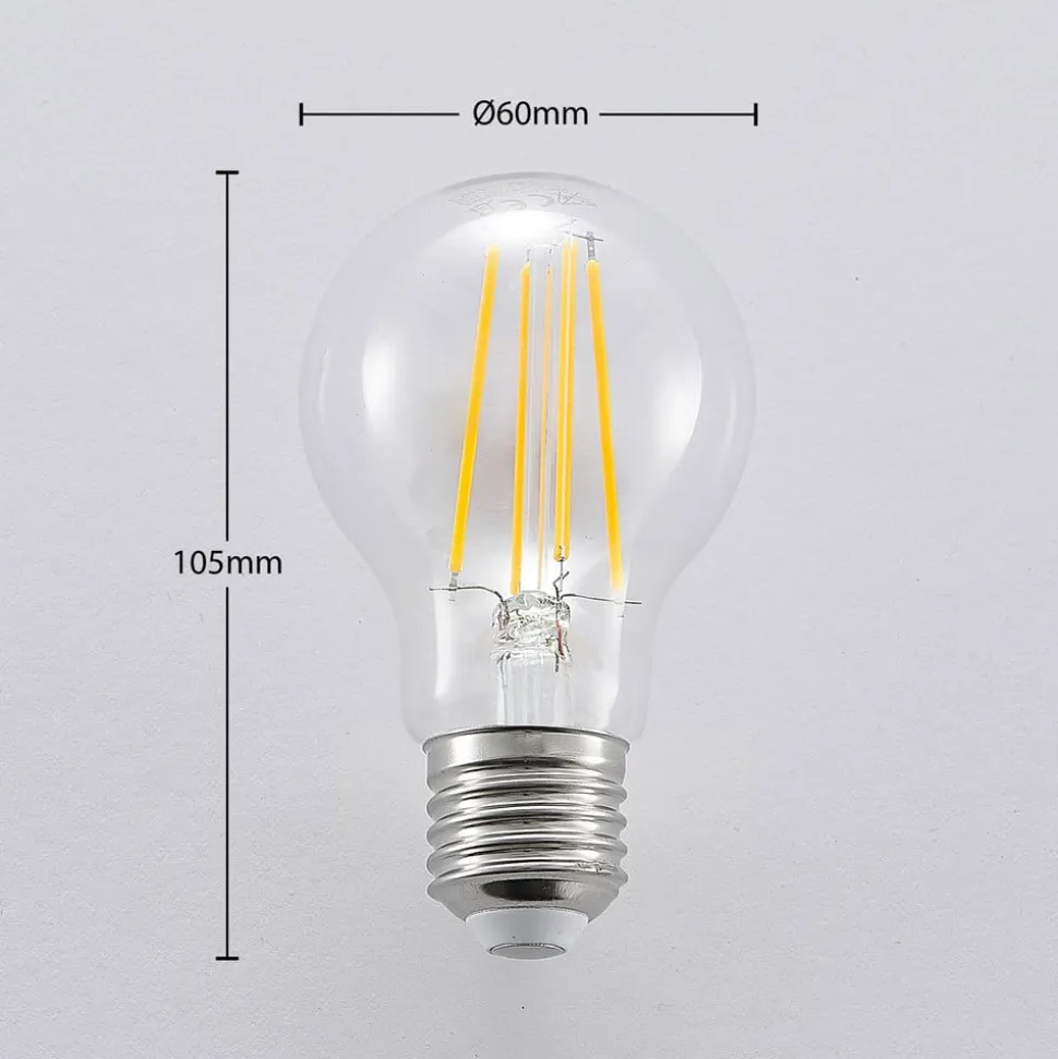 LED-pære E27 A60 6,5 W 827 3-trins-dæmper, 2 stk