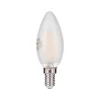 LED-pære E14 C35, mat, 2W, 2.700 K, 180 lm, dæmpbar