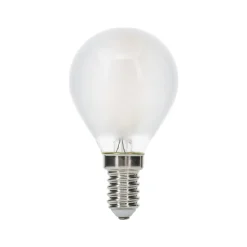 LED-pære E14 G45, mat, 6W, 2.700 K, 720 lm, dæmpbar