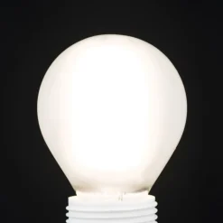 LED-pære E14 G45, mat, 6W, 2.700 K, 720 lm, dæmpbar