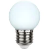 LED-pære E27 G45 til lyskæder, hvid 6.500K