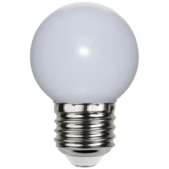 LED-pære E27 G45 til lyskæder, hvid 2.700K