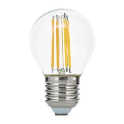 LED-pære E27 G45 4,5 W filament klar 827, dæmpes