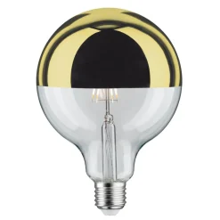 LED-pære E27 G125 827 6,5W Hovedspejl guld