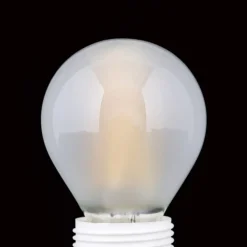 LED-pære E27 G45 4,5 W mat 827, kan dæmpes