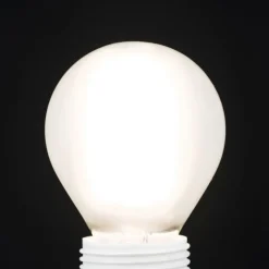 LED-pære E27 G45 4,5 W mat 827, kan dæmpes