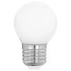 LED-pære E27 G45 4W, varmhvid, opal