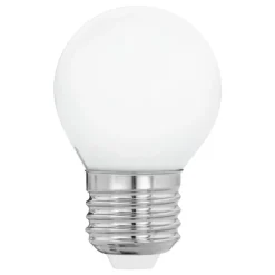 LED-pære E27 G45 4W, varmhvid, opal
