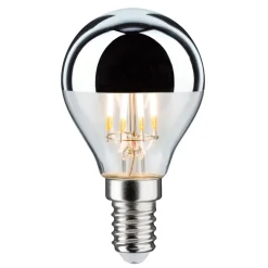 LED-pære E14 827 hovedspejl sølv 4,8W dæmpbar
