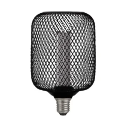 LED-pære E27 Mesh 3,5W 1.800K sort
