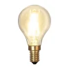 LED-pære E14 P45 filament 1,5W 2.100 K 120 lumen