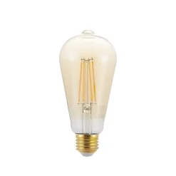 LED-pære E27 ST64 6,5W 2.500K ravfarvet 3-trins dæmper