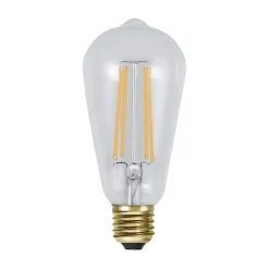 LED-pære E27 ST64 3,6W 2.100 K Soft Glow, dæmpbar