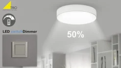 LED-pære E14 4W filamentpære, 2.700K Switch Dimmer
