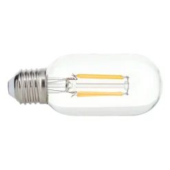 LED-pære E27 8 W filament T45 2.700 K. kan dæmpes