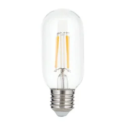 LED-pære E27 8 W filament T45 2.700 K. kan dæmpes