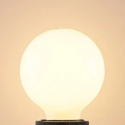 LED-pære E27 8W G80 2.700K dæmpbar, opal
