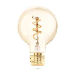 LED-pære E27 4W G60 2.000K Filament rav dæmpbar