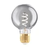 LED-pære E27 4W G60 2.000K Filament røgfarvet dæmpbar