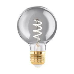 LED-pære E27 4W G60 2.000K Filament røgfarvet dæmpbar