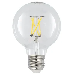 LED-pære E27 4W G80 2.700K glødetråd dæmpbar klar