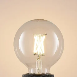 LED-pære E27 4W G80 2.700K glødetråd dæmpbar klar