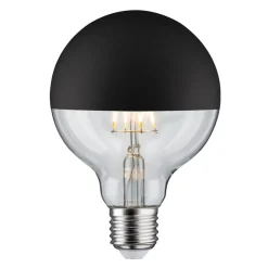 LED-pære E27 827 6,5W hovedspejl sort mat