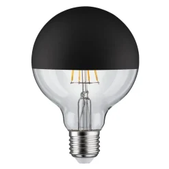 LED-pære E27 827 6,5W hovedspejl sort mat