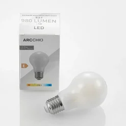 LED-pære E27 8W 2.700 K dæmpes opal 3 stk