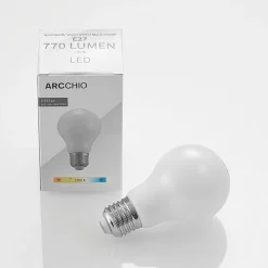 LED-pære E27 6W 2.700 K dæmpes opal 3 stk