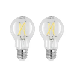 LED-pære E27 4W 2.700 K filament dæmpes klar 2 stk
