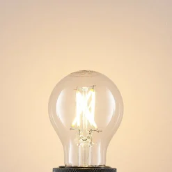 LED-pære E27 4W 2.700 K filament dæmpes klar 3 stk