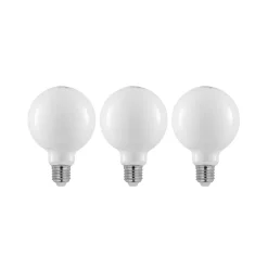 LED-pære E27 4 W 2.700 K G95 globe dæmpes opal, 3
