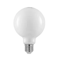 LED-pære E27 4 W 2.700 K G95 globe dæmpes opal, 3