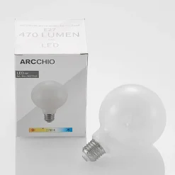 LED-pære E27 4 W 2.700 K G95 globe dæmpes opal, 3