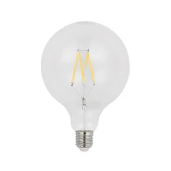 LED-pære E27 8W 2.700K G125 Globe, glødetråd, klar