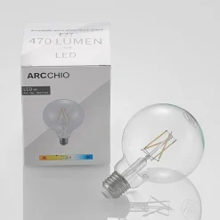 LED-pære E27 4 W 2.700 K G95 globe klar 3 stk