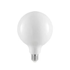 LED-pære E27 6W 2.700 K G125 kan dæmpes opal 2 stk