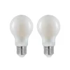 LED-pære E27 4W 2.700 K, kan dæmpes, opal 3 stk