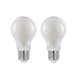 LED-pære E27 4W 2.700 K, kan dæmpes, opal 3 stk