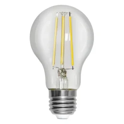 LED-pære, E27, 8 W, klar, glødetråd, 4.000 K, dæmpbar