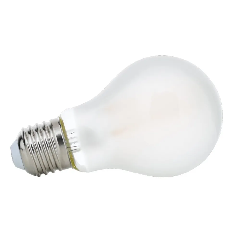 LED-pære E27 8 W 2.700 K 806 lm mat, kan dæmpes