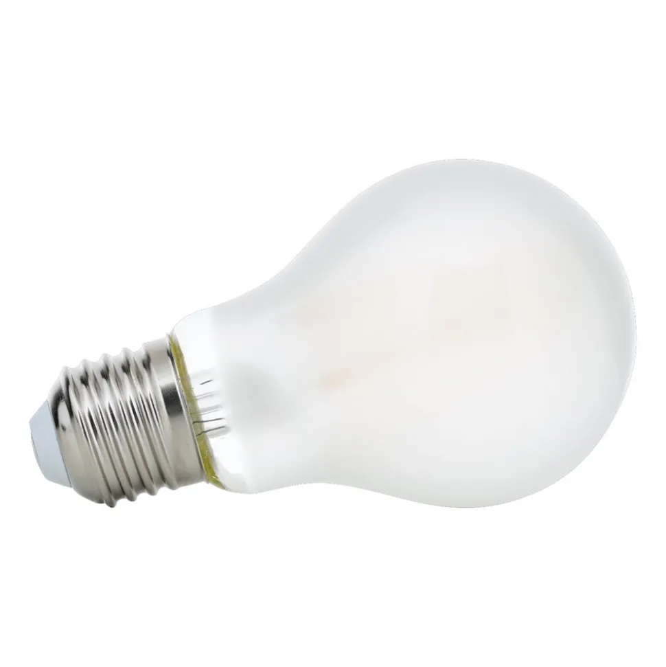 LED-pære E27 8 W 2.700 K 980 lm mat, kan dæmpes